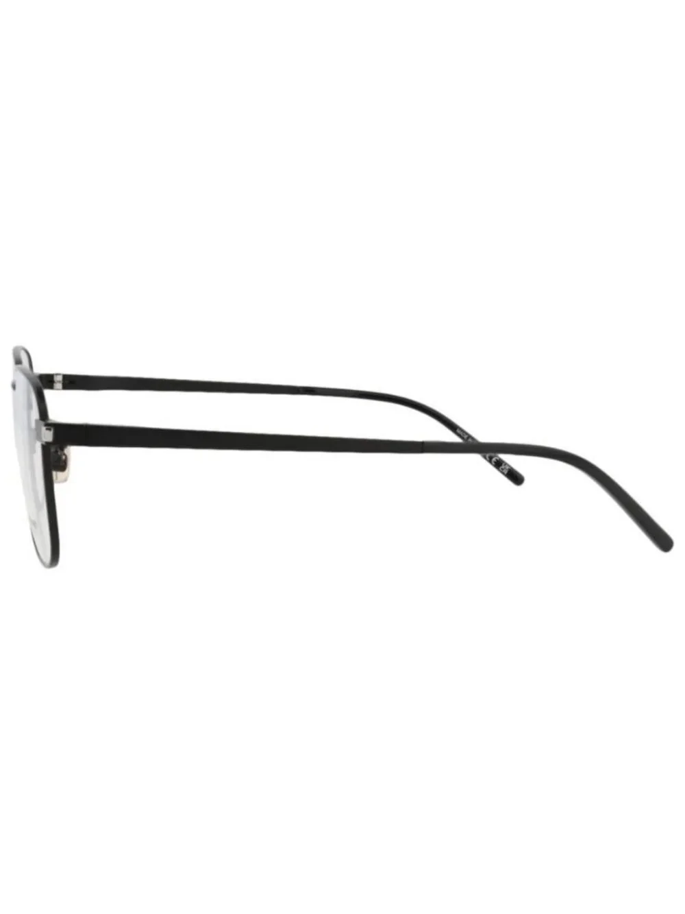 New Saint Laurent Mens Square/Rectangle Black Black Transparent Fashion Designer